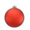 150mm Matte Red Shatterproof Christmas Ornament Ball-XH100724